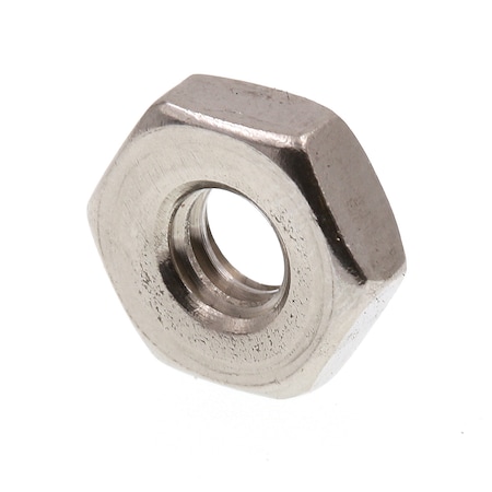 Prime-Line Machine Screw Nut, #12-24, 18-8 Stainless Steel, Not Graded, Plain, 100 PK 9074420